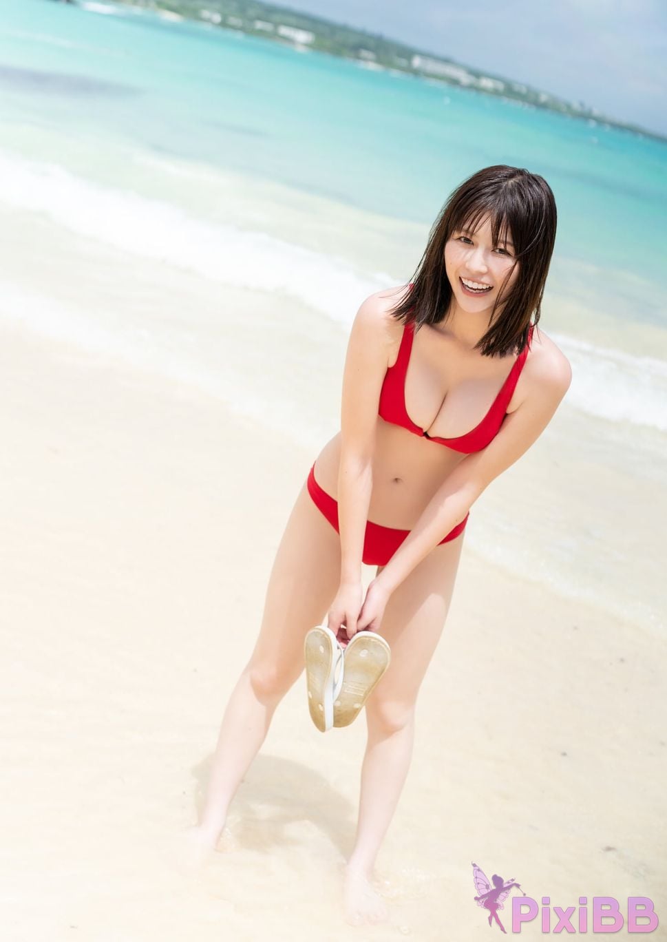 Japanese Idol Yuzuha Saeki Teak Leaf Digital Exclusive YJ PHOTO BOOK Waves theyre calling PixiBB (22)